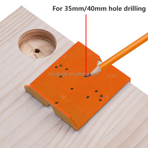 Suborui <span class=keywords><strong>35mm</strong></span> 40mm bản lề lỗ <span class=keywords><strong>Jig</strong></span> khoan hướng dẫn Mẫu <span class=keywords><strong>Jig</strong></span> Tủ bản lề lỗ định vị <span class=keywords><strong>forstner</strong></span> khoan <span class=keywords><strong>bit</strong></span> cho chế biến gỗ - Product Image 5