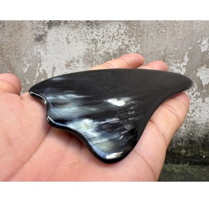 Handmade Buffalo Horn Gua Sha Tool Facial Lifting Scraper for Women & Men - Product Image 4