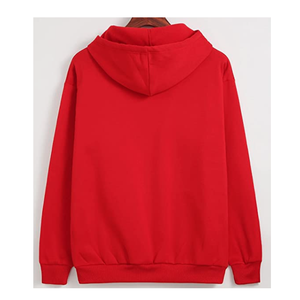 Sudadera con Capucha Unisex Extra Grande, Color Amarillo Sólido, Forro Polar, Estilo Casual de Invierno, Corte Regular, Diseño con Bolsillos, Tejido Transpirable - Product Image 4