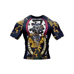 Camiseta de Manga Larga OEM de Alta Calidad, Rashguard Sublimado para Jiu Jitsu, Kimono de Jiu Jitsu, Rashguard Personalizado con Estampado para Hombre - Product Image 3