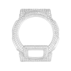 Luxury DW6900 Custom Ice Flooded Mod Watch Stainless Steel Heavy <b>Case</b> Crystal Diamond Style Hip Hop Urban Fashion Watch - Product Image 1