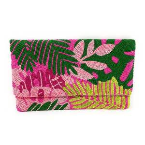 Bolso de Mano Bordado a Mano con Diseño Floral y Correa de Cadena para Fiestas - Product Image 6