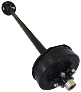 Essieux ronds de frein électrique de suspension de remorque de 3500 lb 6000 lb 7000 lb personnalisés pour remorque de <span class=keywords><strong>caravane</strong></span> - Product Image 2