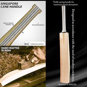 Bate de Cricket de Madera de Sauce de Cachemira con Logotipo Personalizado, Ecológico, Ligero, Duradero, Edición para Jugadores, Entrenamiento, Práctica, Pelota de Tenis - Product Image 3