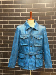 Chaqueta Bomber de Invierno de Cuero Vacuno de Primera Calidad, Estilo Vintage, a la Venta, Impermeable, Cortavientos, de Secado Rápido para Hombre - Product Image 2