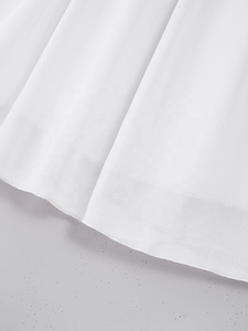 4-14 Robe en mousseline pour enfants et filles Robe de soirée entièrement doublée pour anniversaire, mariage, école, vacances, danse, performance, port quotidien. - Product Image 5