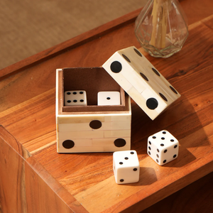 Modern Handmade Eco-Friendly Bone Dice Set for Lawn Games Camping Backyard Activities & Garden Decoration - Product Image 6
