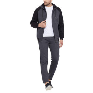 Conjunto Deportivo de Felpa Personalizado de Alta Calidad, 100% Algodón, para Hombre, 2 Piezas, Transpirable, Tela de Buena Calidad - Product Image 1