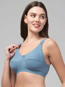 Cómodo sujetador de algodón tipo camiseta - Alta calidad y precio asequible, sujetador para uso diario | bragas de lencería | Sujetador de tela suave | Sujetador para mujer |   calcetería - Product Image 1