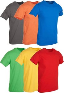 Camiseta de Hombre, Corte Regular, Cuello Redondo, Manga Corta, Color Sólido, 100% Algodón/Mezcla, 160g, Transpirable, Ecológica - Product Image 4