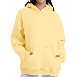 Sweat à capuche délavé OEM avec logo personnalisé, épais et oversize, style streetwear, fournisseur en gros - Product Image 4