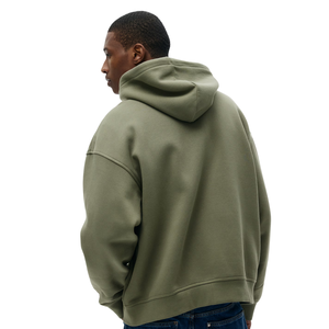 Sweat-shirt à capuche zippé personnalisé coupe ample en polaire douce, coupe décontractée, production OEM ODM pour usine de vêtements - Product Image 2