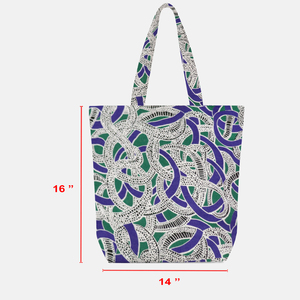 Premium Quality Attractive Printed Pattern Customized <b>Size</b> and Print 100% OEM Shopping Shoulder <b>Bags</b> For Bulk Purchase. - Product Image 5