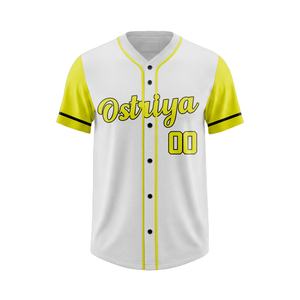 Chemise de baseball en polyester légère à manches courtes Maillot de baseball pour hommes Maillot de baseball à prix avantageux - Product Image 1