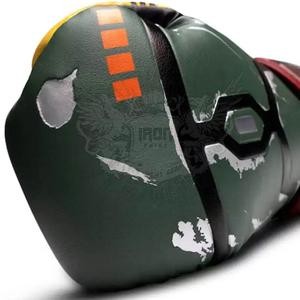 ถุงมือชกมวยหนังแท้คุณภาพสูง OEM น้ำหนักเบา ระบายความชื้นได้ดี สำหรับทุกเพศ  รับสกรีนโลโก้  แบบผูกเชือก สำหรับฝึกซ้อม IRON POINT Veekend Bazar - Product Image 4