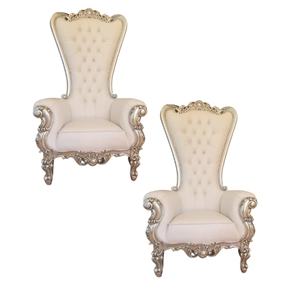 Prix de gros Chaises Trône Simple Costumiz Produit Hôtel Trône Reine Chaises Mobilier de Luxe Européen - Product Image 5