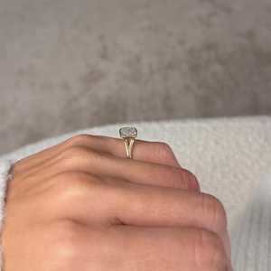 2 Carat <b>Cushion</b> Cut Lab Grown Diamond <b>Ring</b> for Women | Luxury Solitaire Engagement <b>Ring</b> | Elegant Bridal <b>Wedding</b> Jewelry - Product Image 4