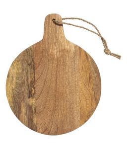 Planche à découper artisanale en bois naturel pour la cuisine, pour couper les légumes, la viande, le pain, planche de préparation alimentaire durable - Product Image 1