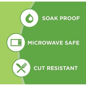 Piatti di Carta Usa e Getta per Uso Quotidiano 8,62 Pollici Confezione da 100 - Product Image 2