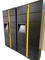 Colis articles intelligents emballage casier d'armoire en acier laminé à froid en métal avec serrure renforcée pour Solution de dernier mile