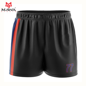 Pantalones Cortos Deportivos para Hombre, Estilo Urbano, con Bolsillos, Cierre con Cordón, Tejidos, Color Negro, para Fútbol, a Precio Razonable - Product Image 1