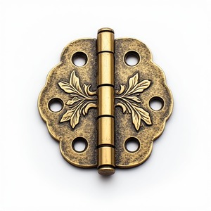 Charnières de porte en laiton de style antique haut de gamme, conçues pour les portes en bois traditionnelles et les espaces intérieurs d'inspiration patrimoniale - Product Image 2