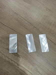 Factory Wholesale Natural <b>MOP</b> Square Pieces 36mm for Furniture Inlay - Product Image 2