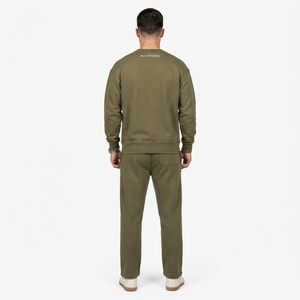 Conjunto Deportivo para Hombre en Verde Oliva, Sudadera con Cuello Redondo y Pantalones Jogger, Traje de Dos Piezas, Ropa Casual de Calle y para Estar en Casa - Product Image 2