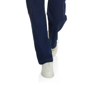 Pantalones Cargo Rectos de Forro Polar Sólido de Cintura Media para Mujer con Bolsillos y Cordón, Joggers, Leggings de Invierno, Ropa Casual Urbana - Product Image 5