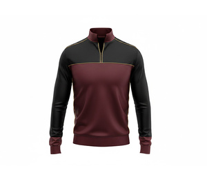 Custom Athletic Quarter Zip <b>Jacket</b> – OEM ODM Manufacturer for <b>Men</b> Women Youth Sportswear Quick Dry Team <b>Pullover</b> - Product Image 1