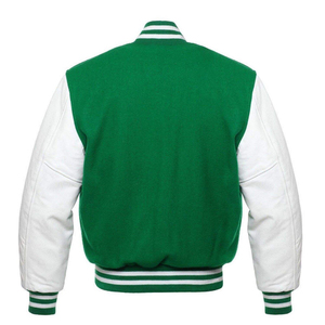 Chaquetas Universitarias Personalizadas al por Mayor, Chaquetas Bomber Lisas con Logotipo Bordado, Chaquetas para Hombre de Talla Grande - Product Image 3