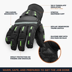 Gants de mécanicien résistants aux coupures et aux chocs, de qualité supérieure, pour travaux lourds, prix raisonnables, vente en gros - Product Image 5