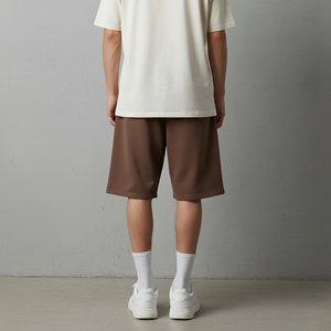 Custom High Waist Drawstring Closure Solid <b>Pattern</b> Street Style 100% Cotton Breathable Eco-Friendly Undershirt <b>Shorts</b> for <b>Men</b> - Product Image 2