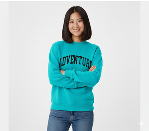 Ropa Universitaria de Invierno Casual Personalizada con Bordado 3D Frontal de Alta Calidad en Poliéster/Algodón Ecológico para Mujer, Talla Grande, Estilo Fraternidad - Product Image 4