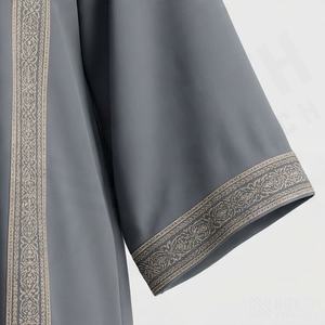 Vêtements islamiques pour femmes, caftan marocain, abaya, robe à capuche modeste, vêtements de mode musulmane, robe de qualité supérieure en gros - Product Image 5