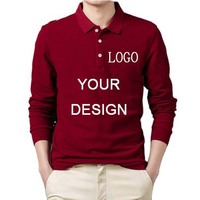 T-shirt en coton tricoté à manches longues brodé extensible et oversize pour homme, style streetwear, avec logo personnalisé, vente en gros OEM ODM