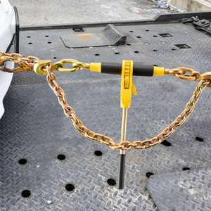 Cinghie di Fissaggio a Cricchetto 5/16"-3/8" per Carichi Pesanti, Catene G80, Capacità 7100 Libbre, Limitazione Sicura del Carico, Risparmio di Manodopera, Antiscivolo - Product Image 5