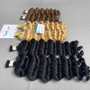 Articles phares 2026 : Cheveux humains en vrac de très haute qualité, magnifiques, très brillants et lisses, faciles à appliquer, ondulation profonde à la vapeur. - Product Image 6