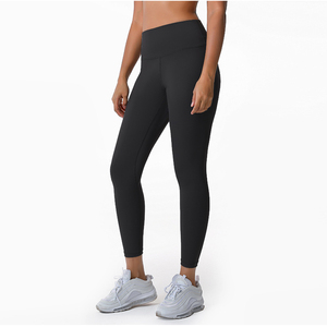 กางเกงโยคะขายส่งสำหรับผู้หญิง ขนาด 28 นิ้ว ยกกระชับสะโพก สำหรับออกกำลังกาย วิ่ง เล่นกีฬา เอวยางยืด เนื้อผ้านุ่มถัก ทอแบบเป็นมิตรต่อสิ่งแวดล้อม คุณภาพสูง - Product Image 1