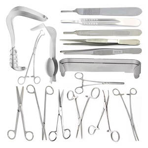 Nuevos Conjuntos de Instrumentos Quirúrgicos de Acero Inoxidable Color Plata en Venta - Product Image 1