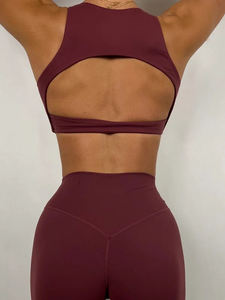 Sujetador Deportivo para Mujer, a Prueba de Impactos, con Relleno Fijo, para Gimnasio, Yoga, Running, Entrenamiento, Sin Costuras, Venta al Por Mayor - Product Image 3