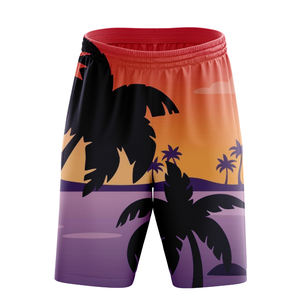 Shorts de sport compressifs pour hommes, séchage rapide, respirants, anti-UV, écologiques, motif tendance pour la course à pied et l'entraînement estival - Product Image 5