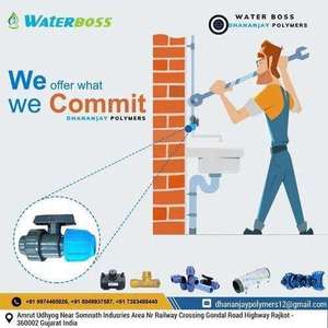 Vannes à boisseau sphérique Dhananjay Polymers en PE 80 MDPE haute durabilité, résistantes aux UV et aux produits chimiques, pour le contrôle du débit d'eau, raccords de tuyauterie basse pression 1 - Product Image 2