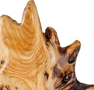 Sculpture contemporaine en bois, pièce d'art organique, décoration artisanale, accent de table pour les espaces de maison et de bureau modernes et élégants. - Product Image 4