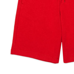 Shorts de couleur unie pour garçons avec logo personnalisable, prix abordable et poche latérale pour un ajustement confortable et décontracté. - Product Image 3