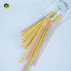 Pailles jetables en farine de riz vietnamienne à bon prix, accessoires pour cocktails, pour hôtels, restaurants, bars, mariages, simples - Product Image 1