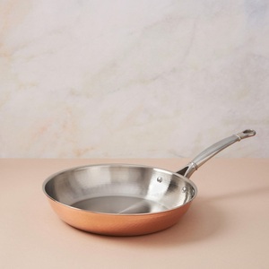 Hammered Copper <b>Frying</b> <b>Pan</b> Professional Grade Stainless Steel Lined Skillet with Ergonomic Handle for Home & Catering - Product Image 2