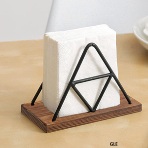 Wholesale Custom Decorative Farmhouse Countertop Metal <b>Kitchen</b> Restaurant <b>Paper</b> Towel Napkin Tissue Holder Gold for Table - Product Image 6