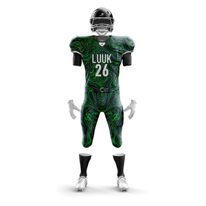 Uniforme de Fútbol Americano al por Mayor, Conjunto de Jersey de Equipo de Poliéster Premium, Logotipo Personalizado, Suministro Directo de Fábrica OEM ODM - Product Image 4