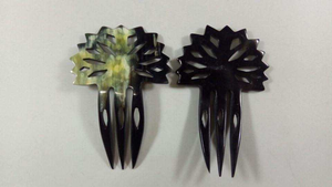 ปิ่นปักผมบัฟฟาโลฮอร์นอินเดียขัดเงาสำหรับผู้หญิงและเด็กผู้หญิง - Product Image 2